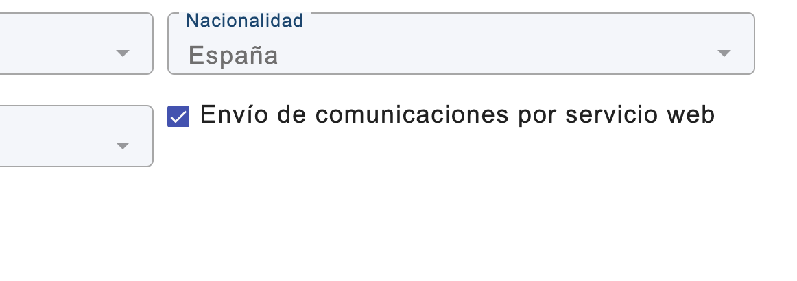 Casilla de envío de comunicaciones por servicio web